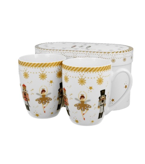 Komplet 2 kubków Christmas Ballerina 380 ml