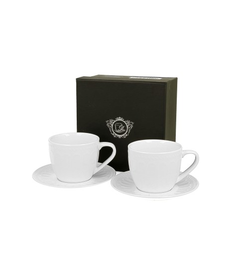 Komplet 2 filiżanek espresso ze spodkami Twilight 115 ml