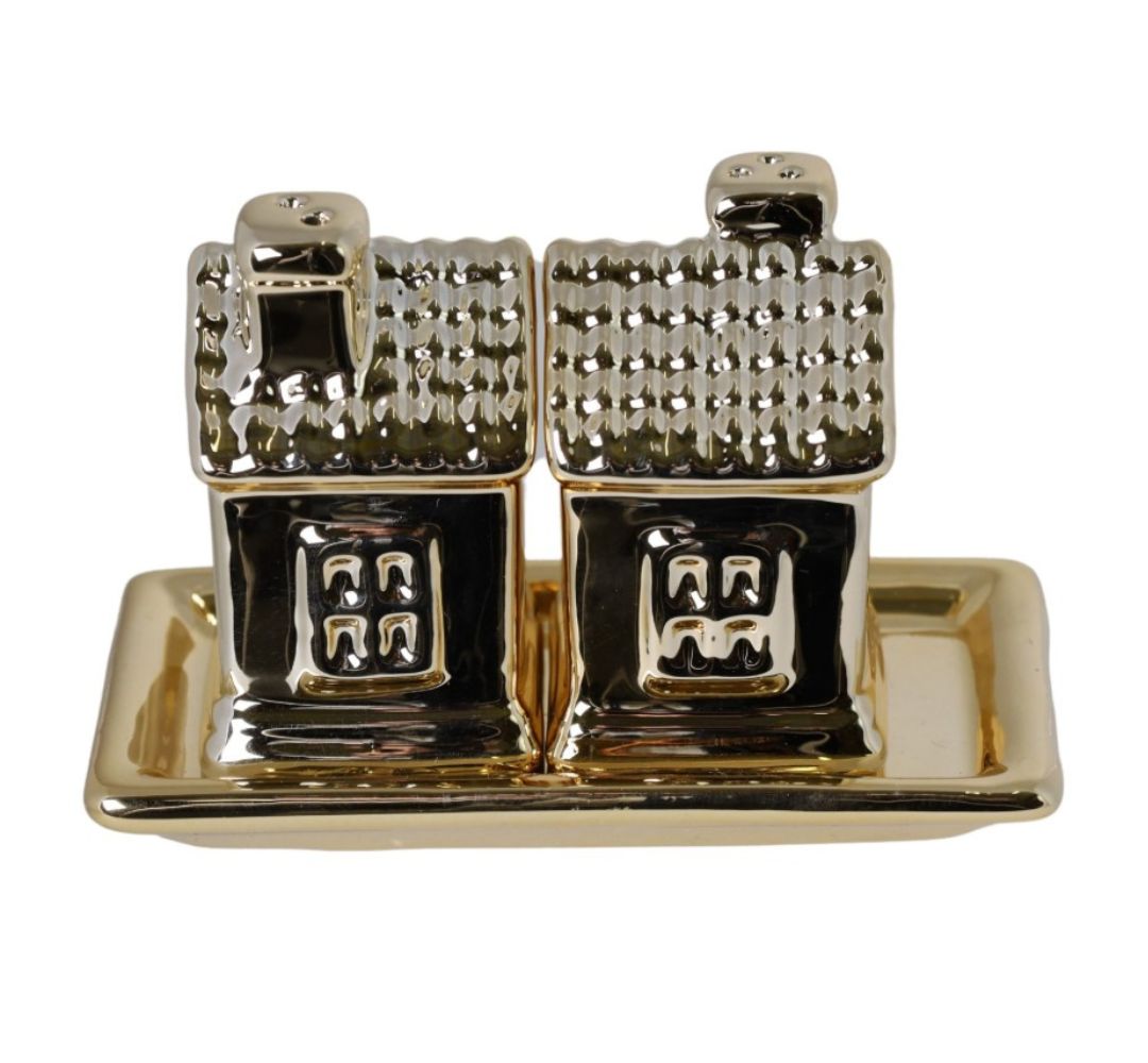Komplet 2 domków sól/pieprz 7 cm - Ewax