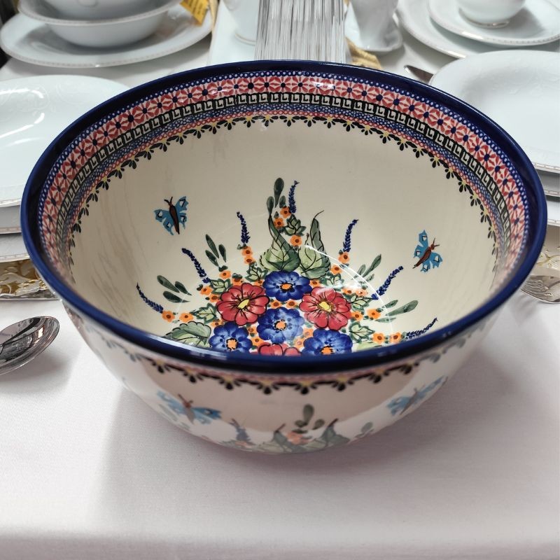 Miska duża 2,5l dek. 149art - Bolesławiec