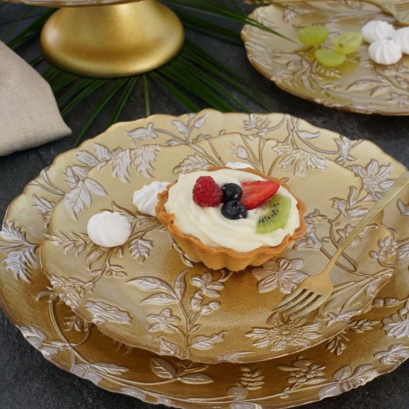 Talerzyk deserowy szklany 21 cm Villa Italia - Planta