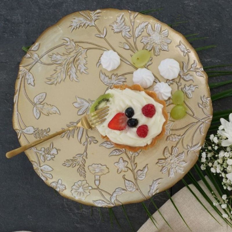 Talerzyk deserowy szklany 21 cm Villa Italia - Planta