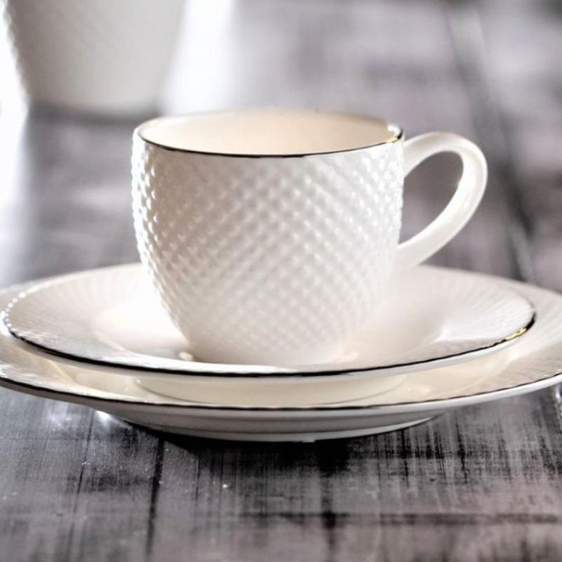 Filiżanka do espresso 100 ml Villa Italia - Bari Platin