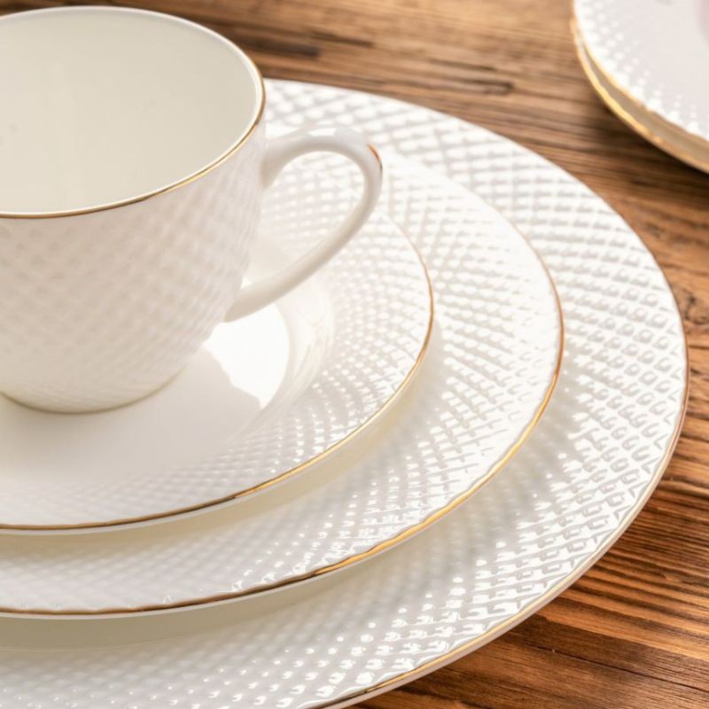 Filiżanka ze spodkiem250 ml Villa Italia - Bari Gold