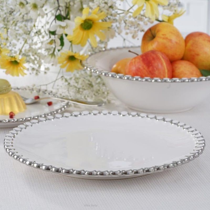 Talerz do ciasta ceramiczny 27 cm Villa Italia - Chantal