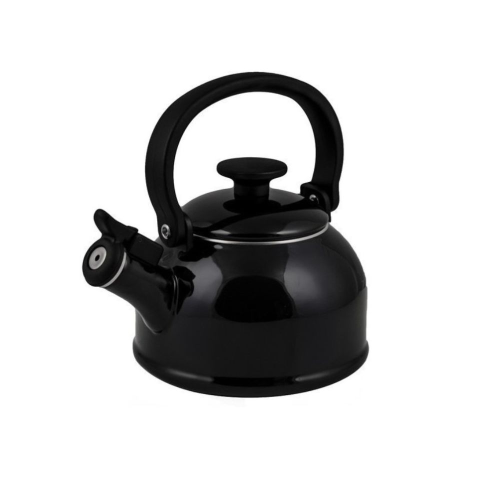 Czajnik emaliowany 1,6l czarny Forchetto - Retro