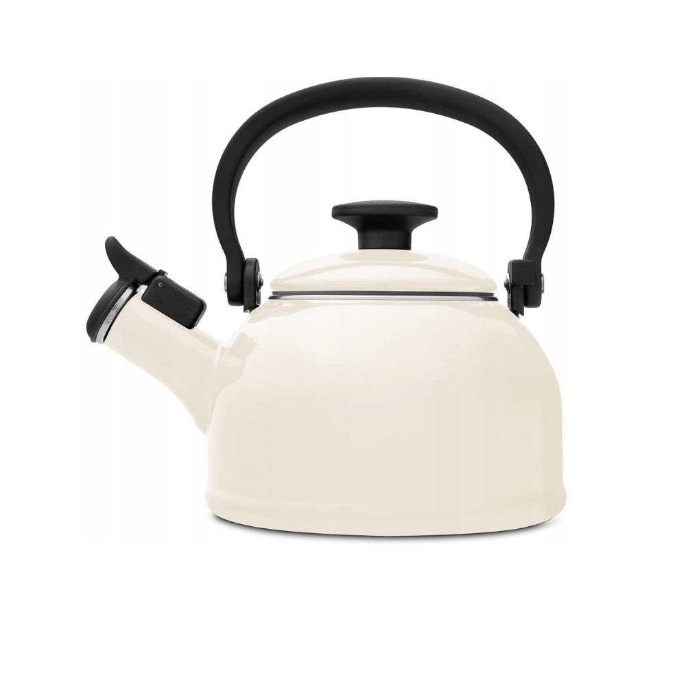 Czajnik emaliowany 1,6l kremowy Forchetto - Retro