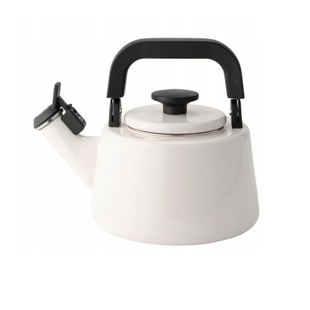 Czajnik emaliowany 2,1l kremowy Forchetto - Moderno