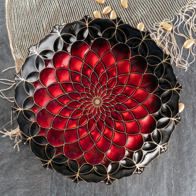 Talerz do ciasta szklany 28 cm Villa Italia - Robusta