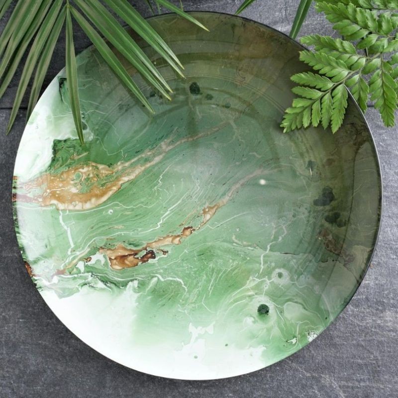 Talerz do ciasta szklany 32 cm Villa Italia - Agat