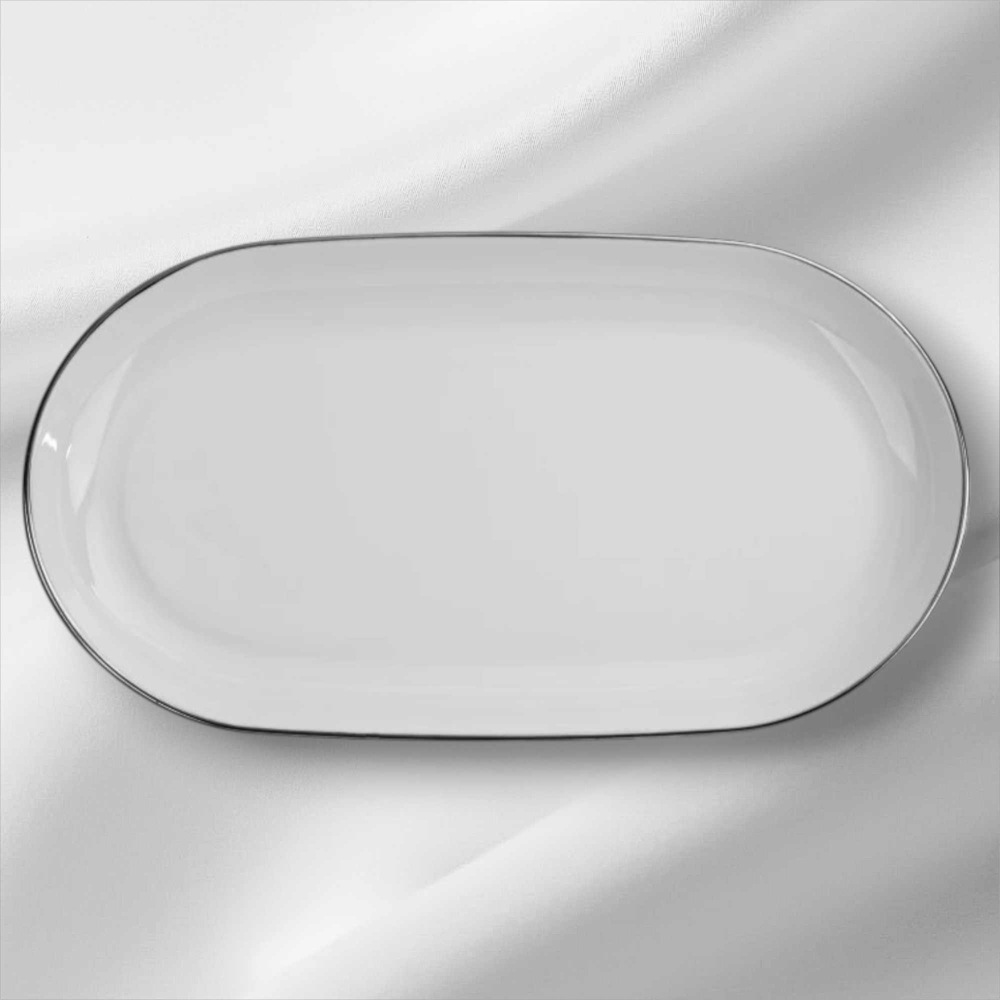Półmis owalny 29 cm Chodzież - Platyna