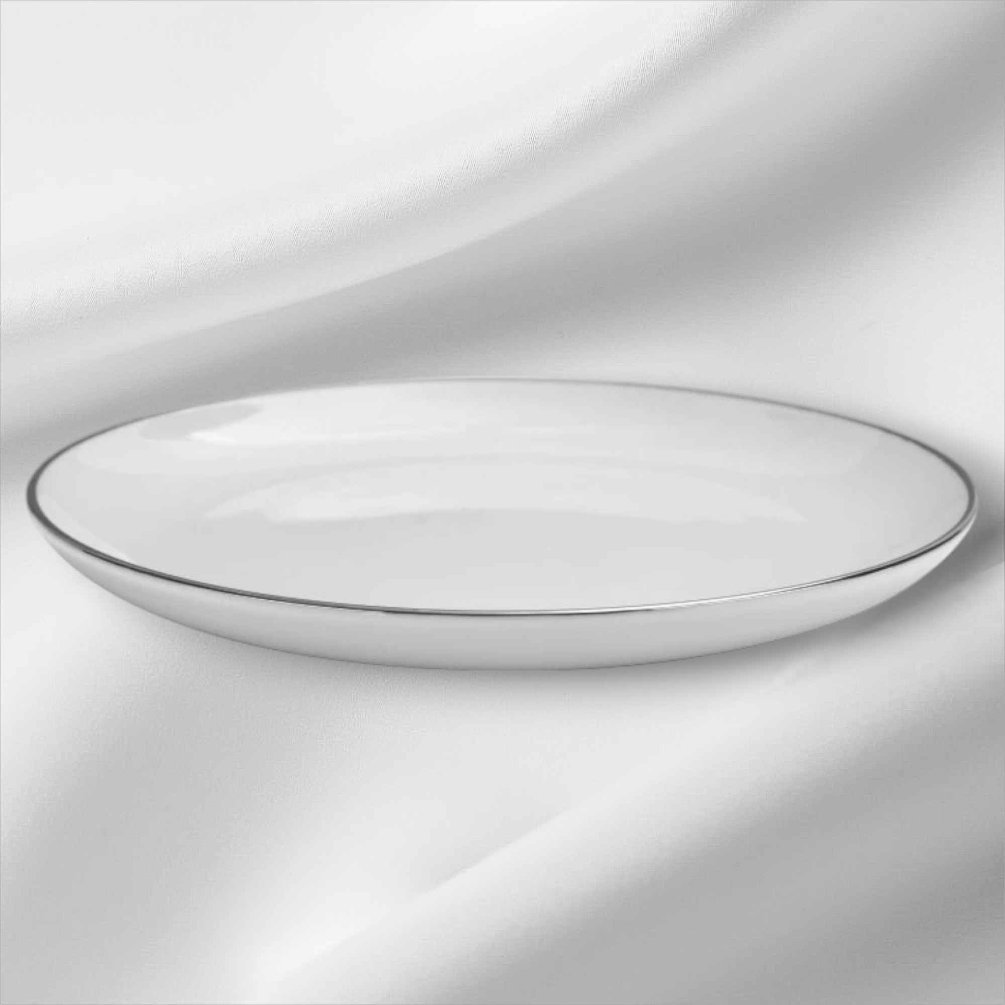 Talerz płytki 18 cm Chodzież - City Platyna