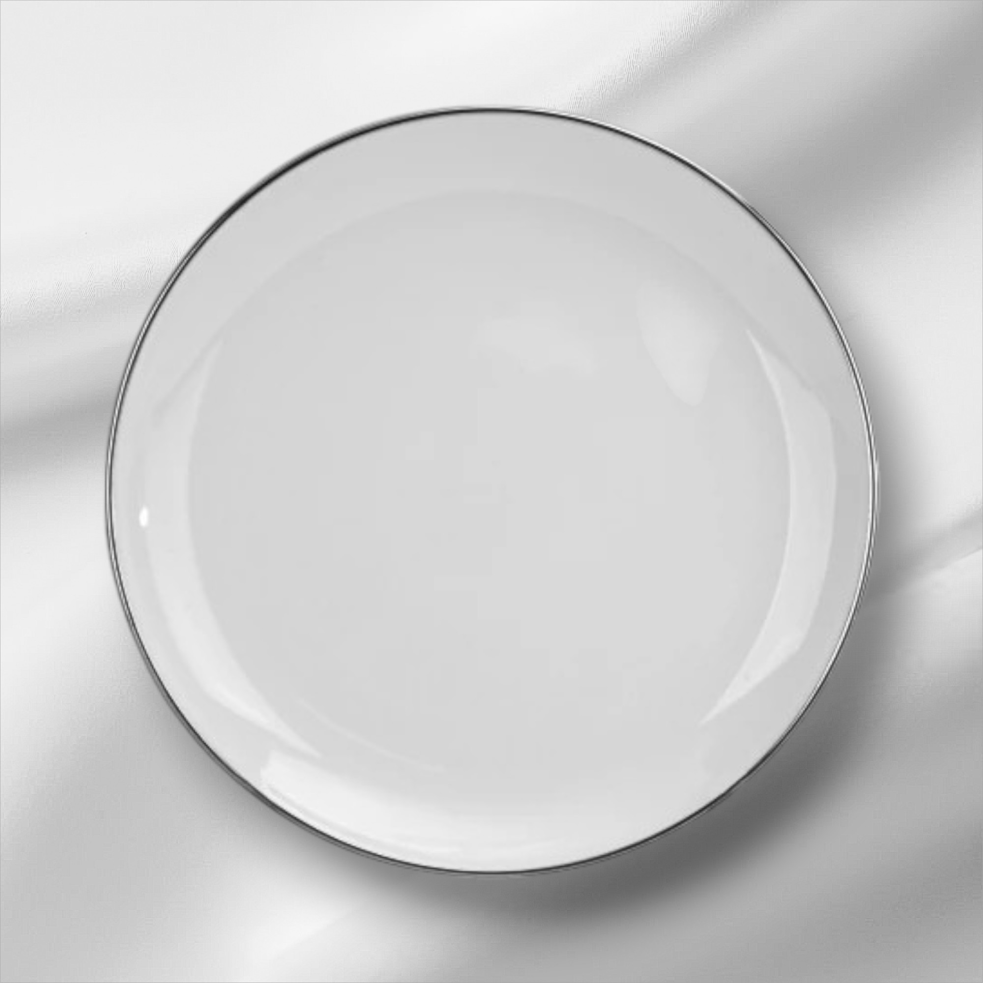Talerz płytki 20 cm Chodzież - City Platyna