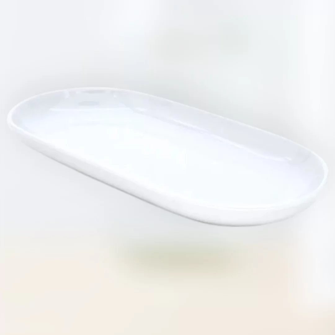 Półmis owalny 33 cm Chodzież - City Biały