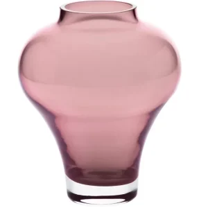 Burgundowy wazon amfora 22 cm Krosno - Home&Living