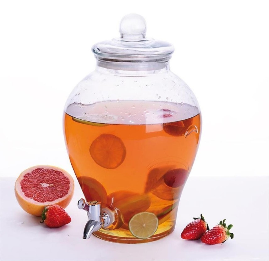 Słój do napojów z kranikiem szklany 6,5 l - Orion