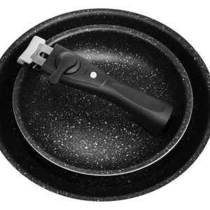Patelnia granitowa 20 / 26 cm 3 el. Orion - Grande