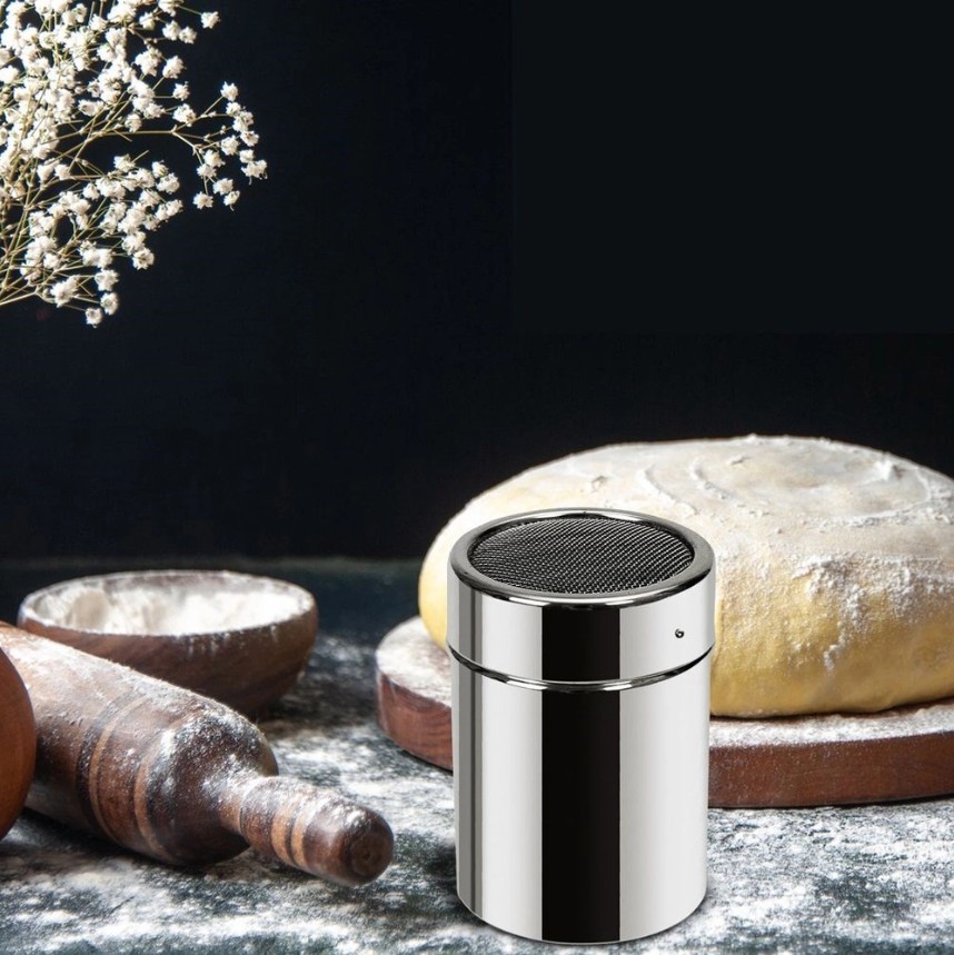 Pojemnik z sitkiem do cukru pudru i cynamonu 300 ml - Orion