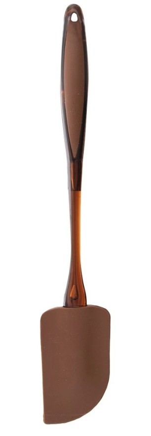 Szpatułka kuchenna silikonowa brązowa 29,5 cm Orion - Sillinie