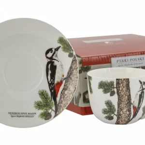 Filiżanka ze spodkiem 300 ml Marco Polo - Dzięcioł Duży