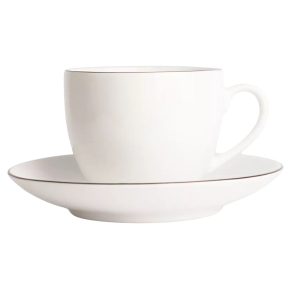 Filiżanka ze spodkiem 320 ml/16 cm Bogucice - Base Black 1227