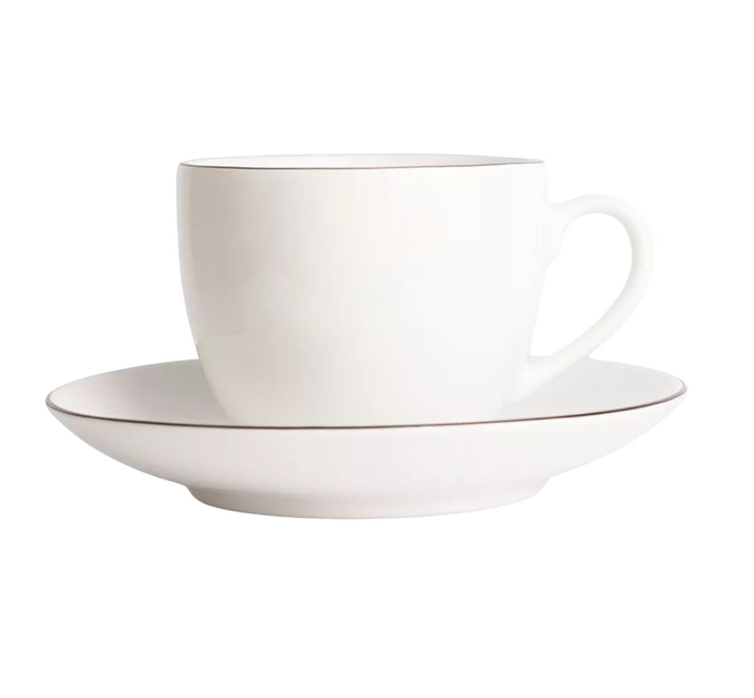 Filiżanka ze spodkiem 320 ml/16 cm Bogucice - Base Black 1227