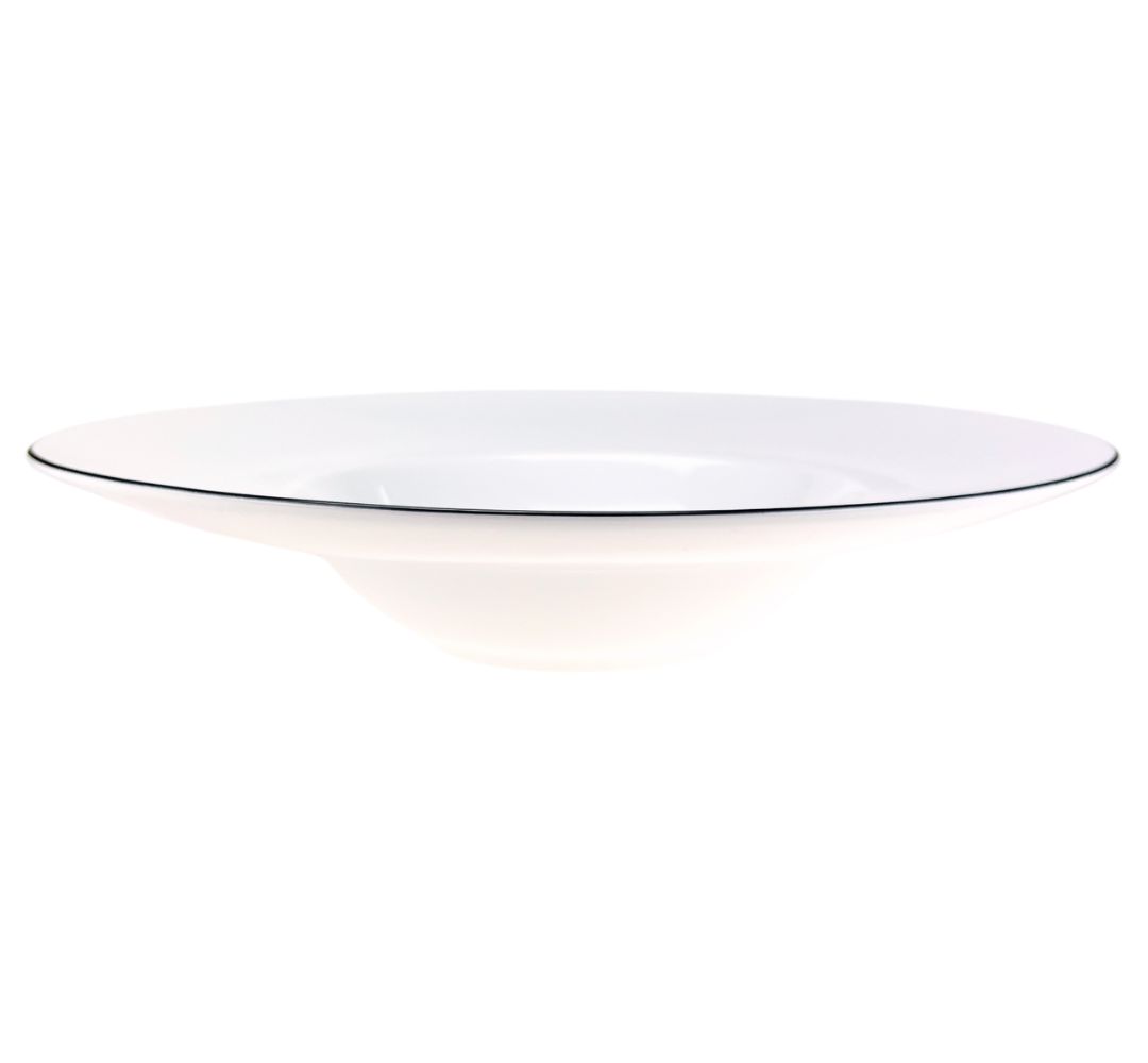 Talerz głęboki do pasty 28 cm Bogucice - Base Black 1227