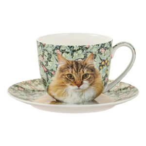 Filiżanka ze spodkiem 300 ml Maro Polo - Morris Cats