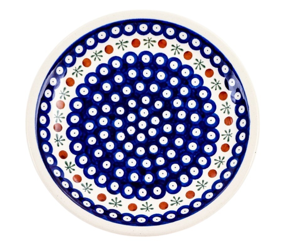 Talerz płytki obiadowy 24 cm dek. 41 - Bolesławiec