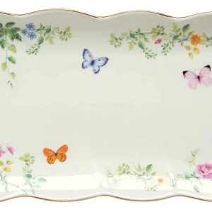 Patera z włoskiej porcelany 36×14,5 cm Marco Polo - Motyle