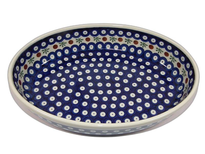 Półmisek owalny 27 cm dek. 41 - Bolesławiec