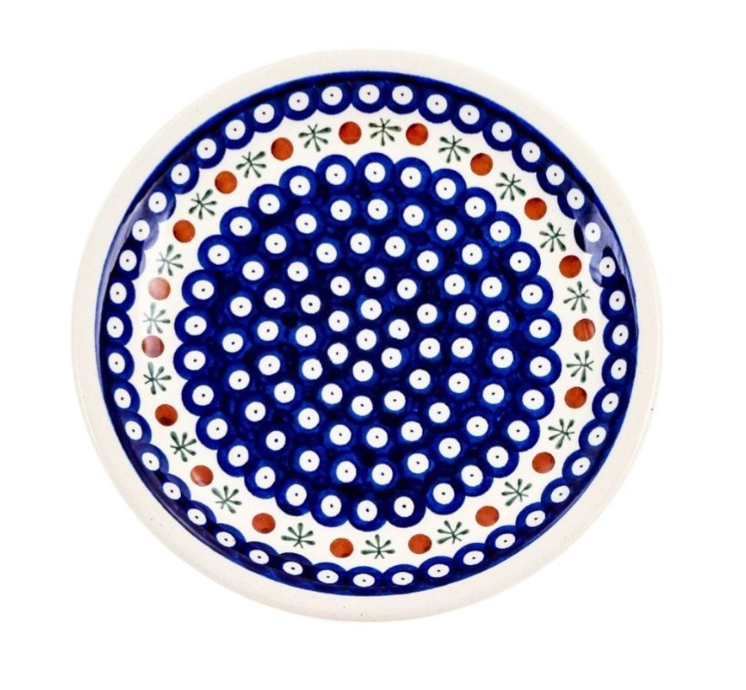 Talerz płytki obiadowy 24 cm dek. 41 - Bolesławiec