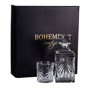 Komplet do whisky karafka i szklanki Bohemia - Prestige Fiore