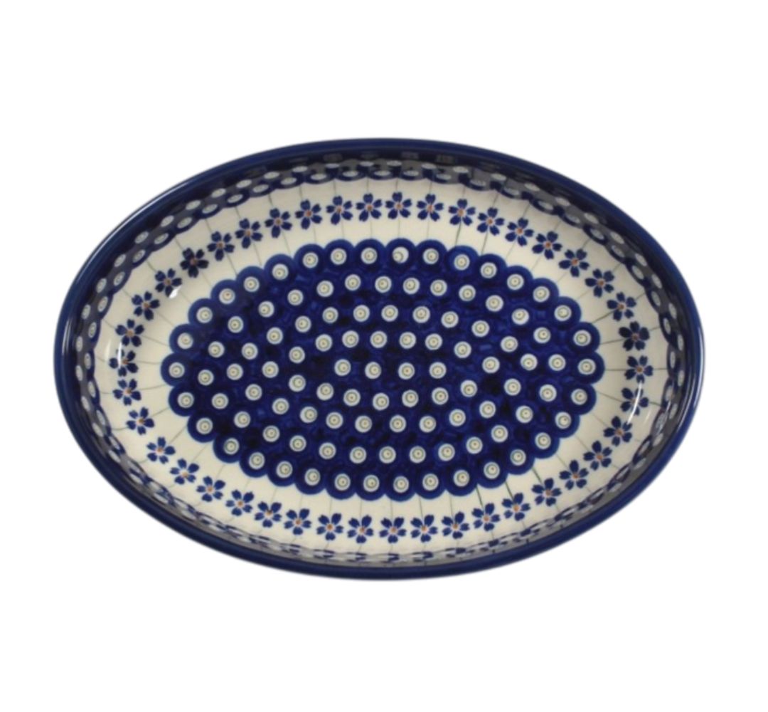 Półmisek 27x19 cm dek. 1208 - Bolesławiec