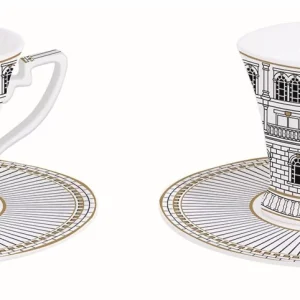 Komplet 2 filiżanek ze spodkami 80 ml - Marco Polo