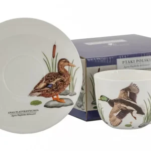 Filiżanka ze spodkiem 300 ml Marco Polo - Kaczka