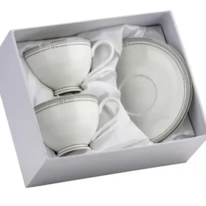 Komplet 2 filiżanek ze spodkami 250 ml na prezent - Marco Polo