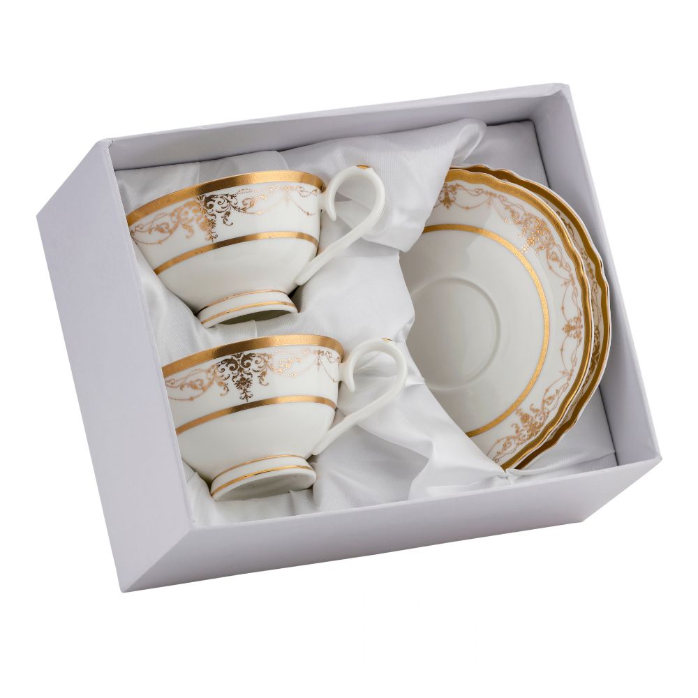 Komplet 2 filiżanek ze spodkami 250 ml na prezent - Marco Polo