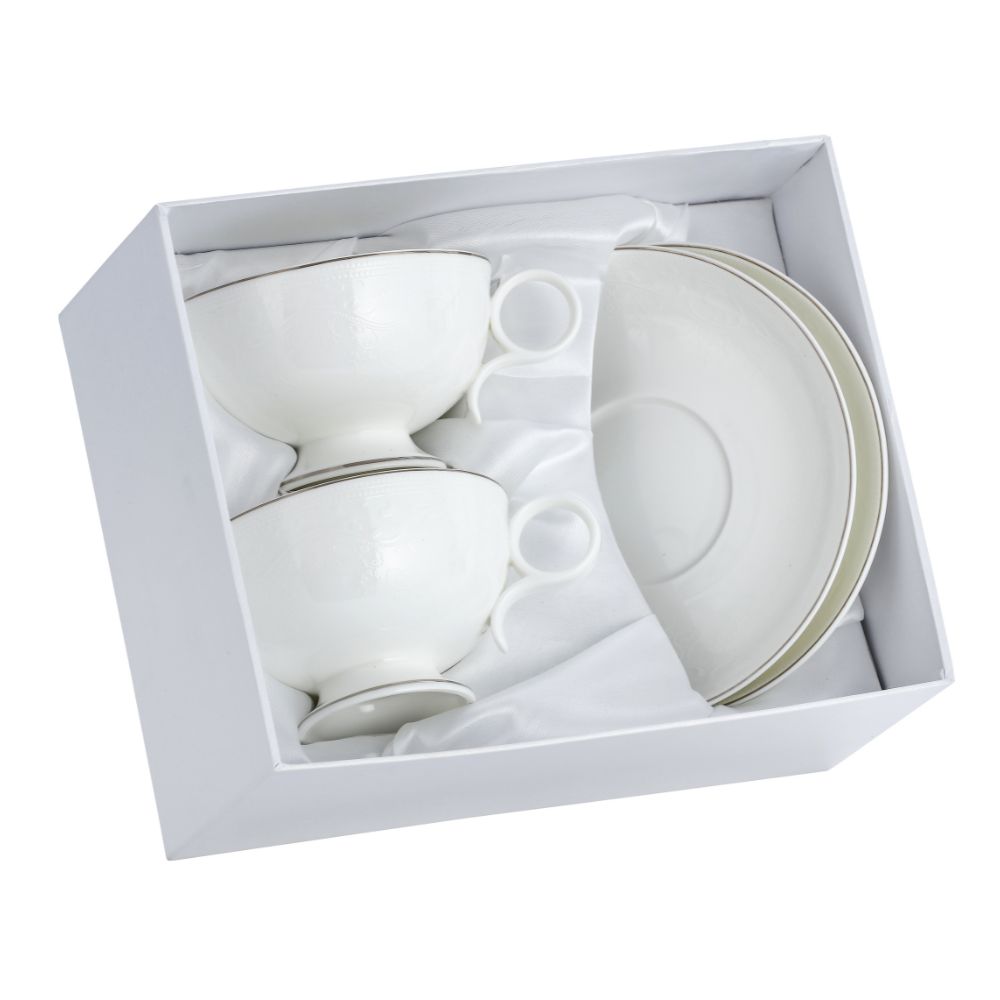 Komplet 2 filiżanek ze spodkami 275 ml na prezent - Marco Polo