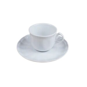 Filiżanka ze spodkiem 100 ml / 13 cm Bogucice – Gino White 1228