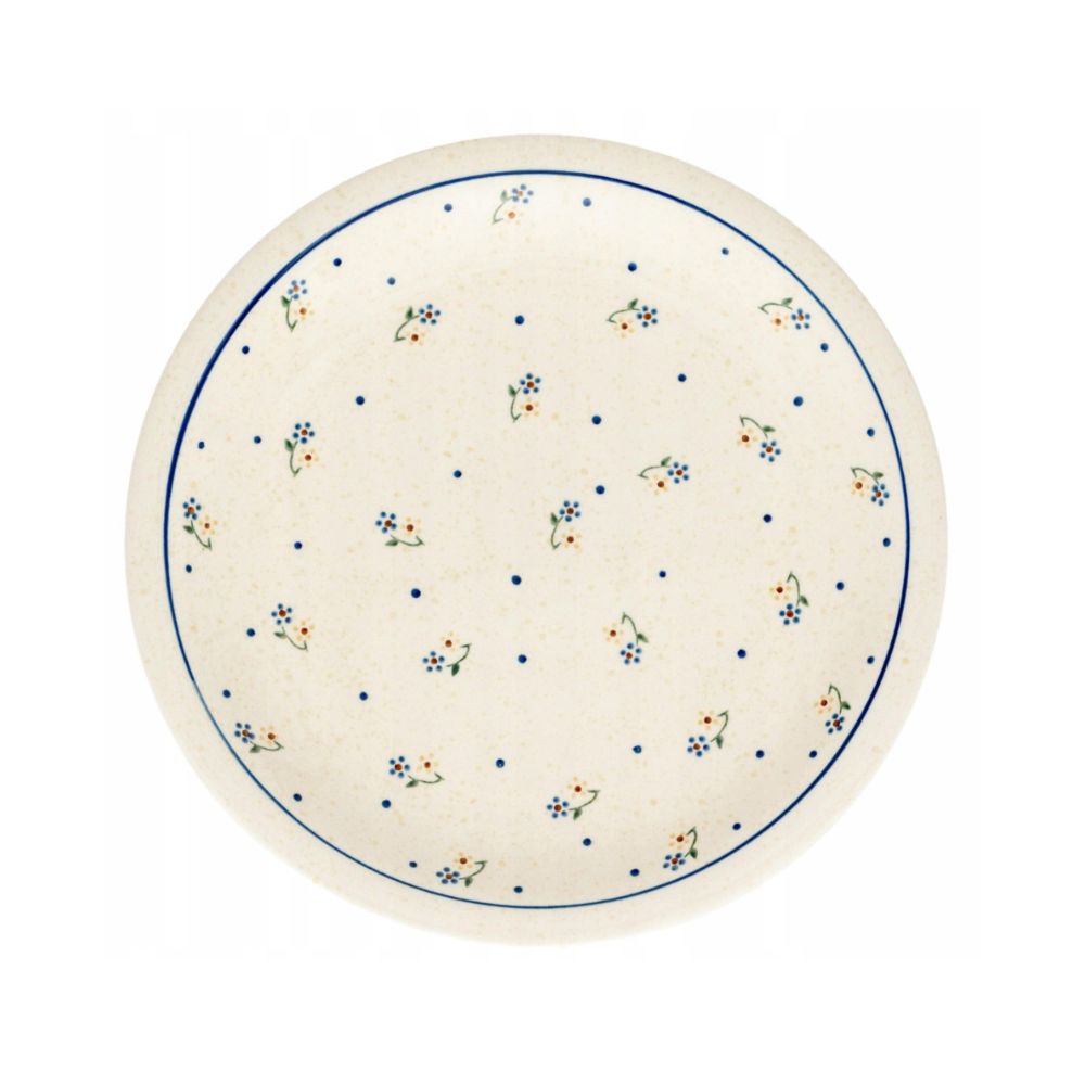 Talerz obiadowy płytki 24 cm dek. 111 - Bolesławiec