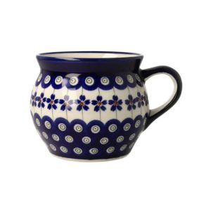 Kubek beczułka 420 ml dek. 166a - Bolesławiec