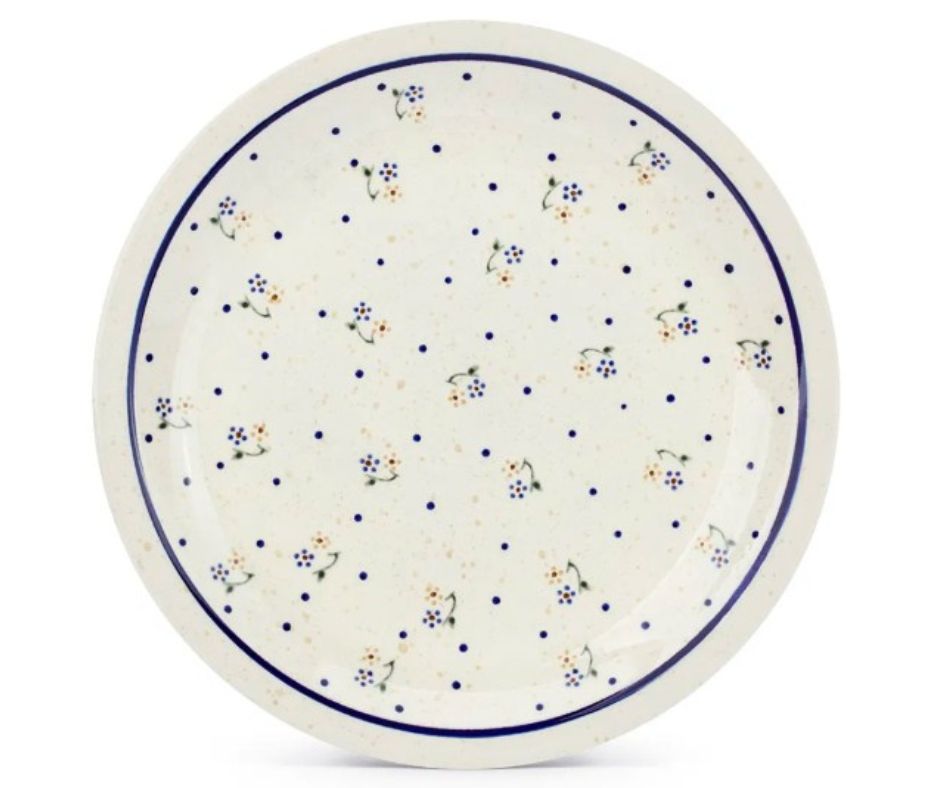 Talerz płytki obiadowy 27 cm dek. 111 – Bolesławiec