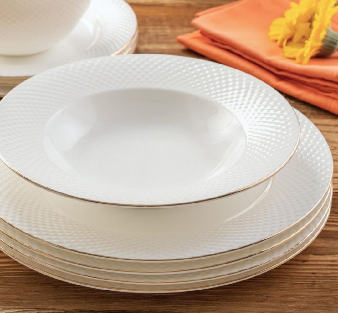 Serwis obiadowy na 6 osób (20el.) Villa Italia - Bari Gold ES725