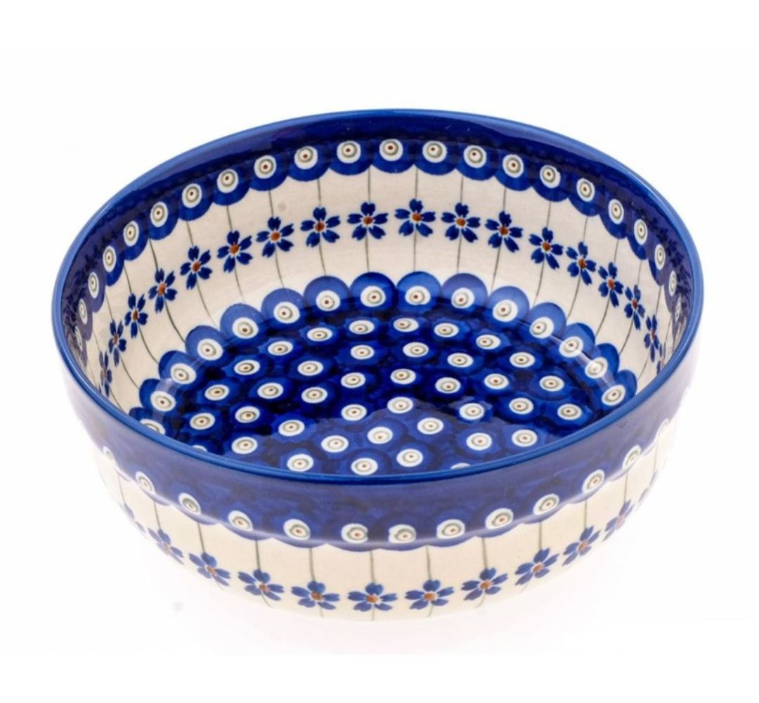 Miska 900 ml dek. 166a - Bolesławiec