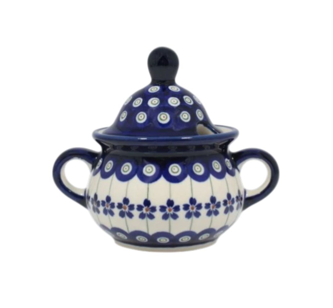 Cukiernica z uszami 350 ml dek. 166a - Bolesławiec