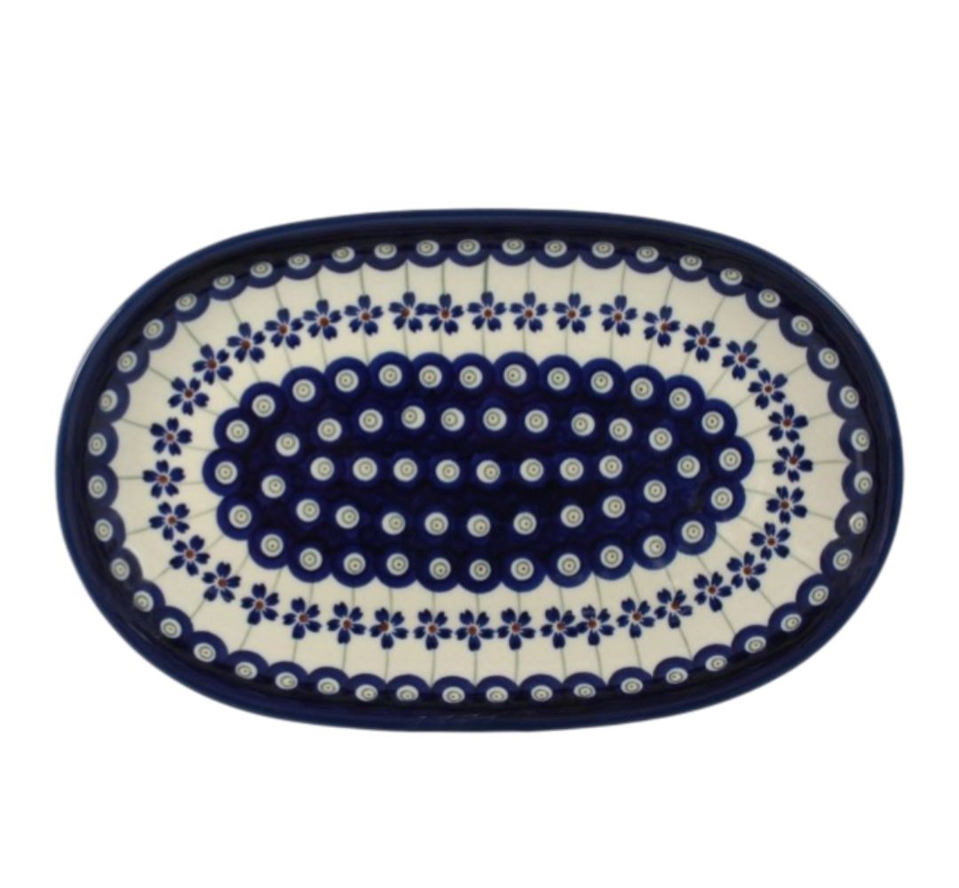 Półmisek 27 cm dek. 166a - Bolesławiec