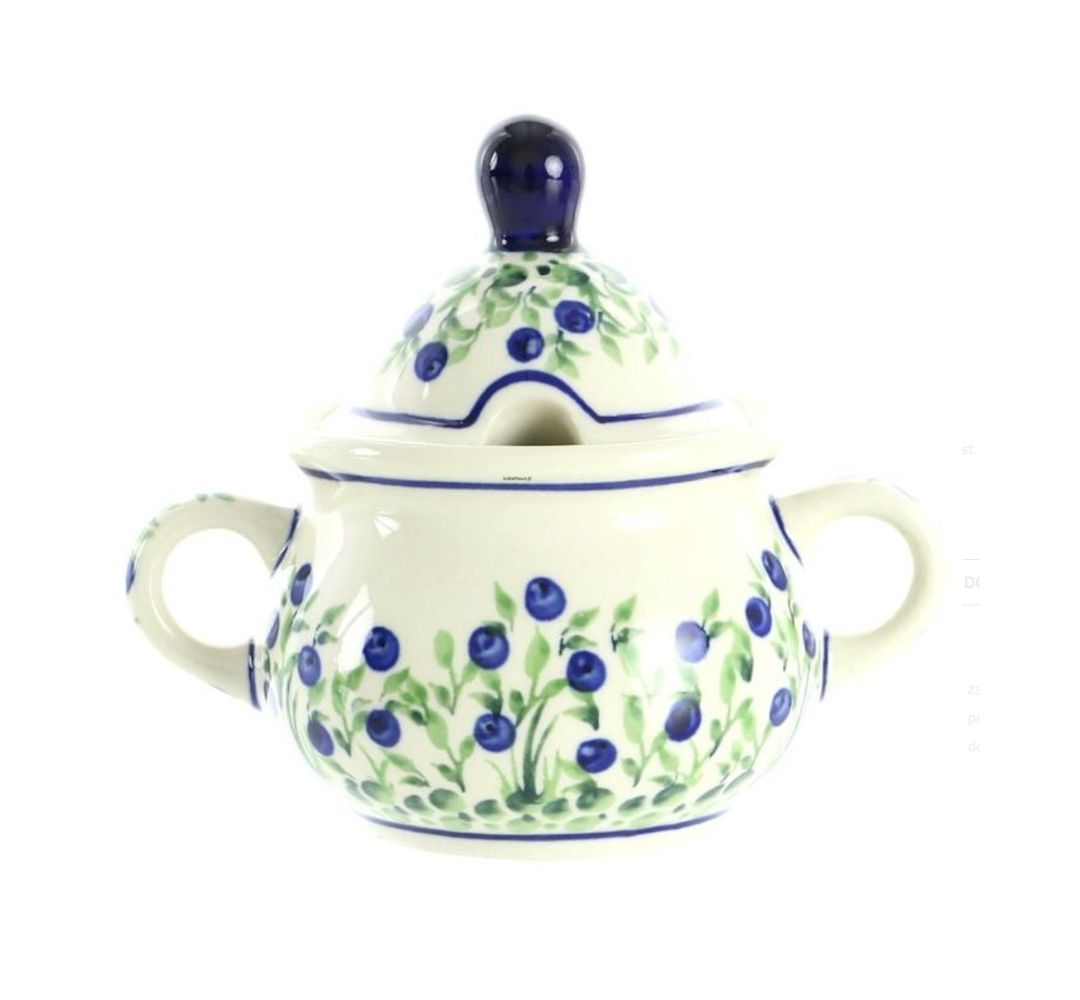 Cukiernica z uszami 350 ml dek. 1208 - Bolesławiec