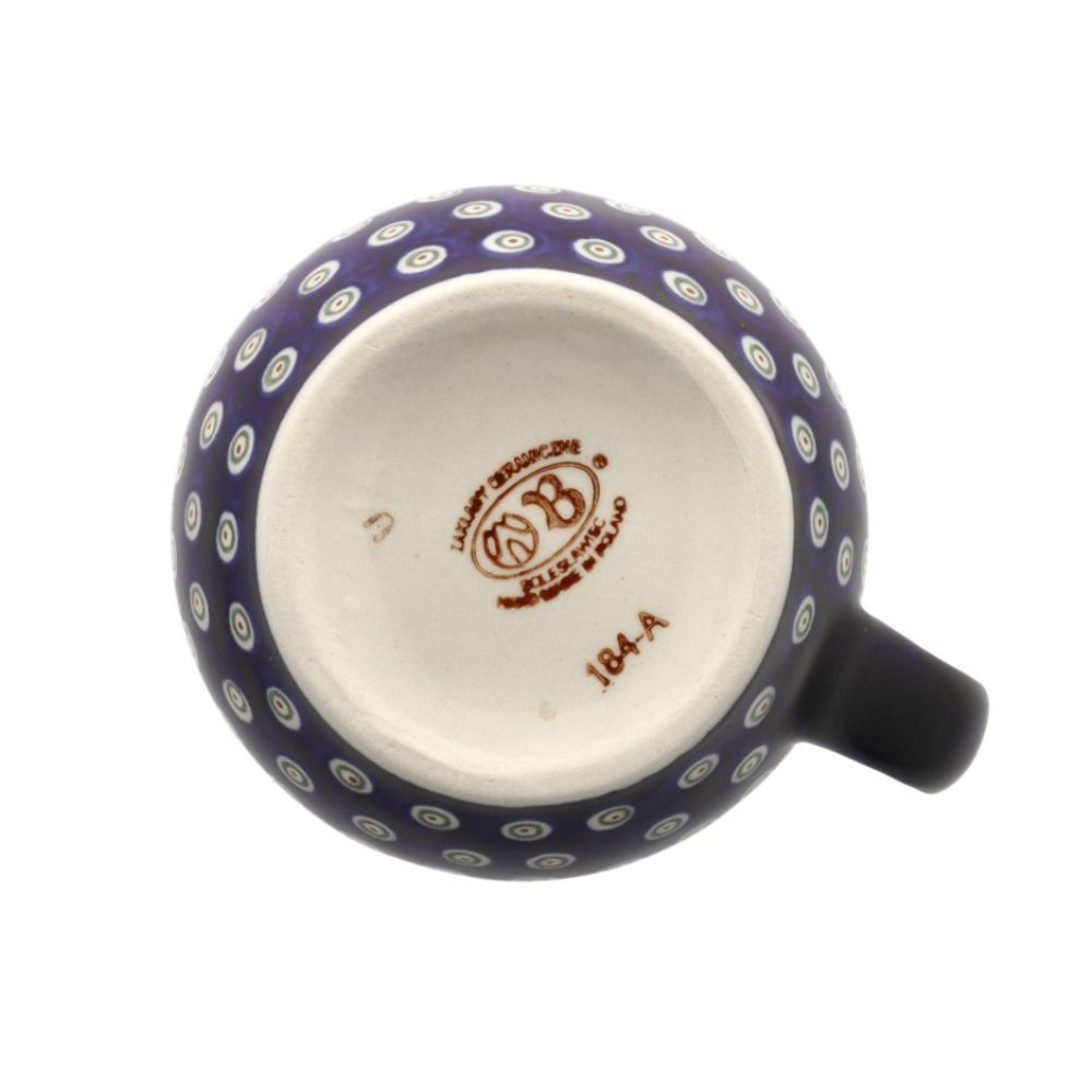 Kubek 420ml dek. 166a - Bolesławiec GU-910/166A - obrazek 2