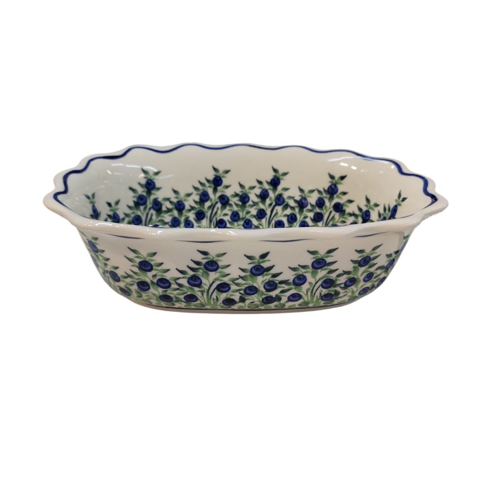 Półmisek falbanka 1l dek. 1208 - Bolesławiec